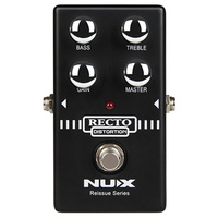 NUX REISSUE Recto Distortion Guitar Effects Pedal NXRECTODIST