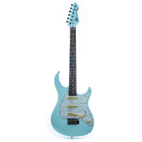 PEAVEY RAPTOR CUSTOM PVRAPCUSCB 6 String Electric Guitar in Columbia Blue