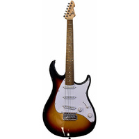 PEAVEY RAPTOR PLUS PVRAPPLUSBSSS 6 String Electric Guitar in Sunburst