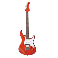 YAMAHA PACIFICA PAC212VFM MODEL ELECTRIC GTR WITH HSS PICKUPS IN CARAMEL BROWN FLAMED MAPLE TOP