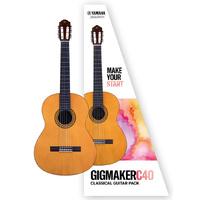 YAMAHA GIGMAKER C40 4/4 SIZE CLASSICAL GUITAR PACK GLOSS