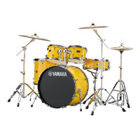 YAMAHA Rydeen 22 Inch 5 Piece Drum Kit With Hardware & Cymbals Mellow Yellow
