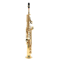 JUPITER JSS1000Q B Flat Soprano Saxophone in Gold Lacquer with Case