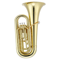 JUPITER JTU700 Double B Flat Tuba with Lacquered Brass Body and Case