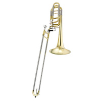JUPITER JTB1180 B Flat/F/G Flat and D Bass Trombone Lacquered Brass Body with Case