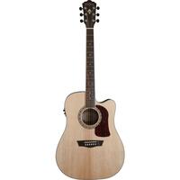WASHBURN HERITAGE 20 HD20SCE 6 String Dreadnought/Electric Cutaway Guitar in Natural