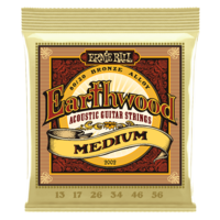 ERNIE BALL 2002 EARTHWOOD BRONZE Acoustic Guitar String Set 13-56 Medium