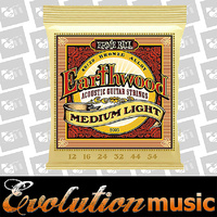 ERNIE BALL 2003 EARTHWOOD BRONZE Acoustic Guitar String Set 12-54 Medium Light