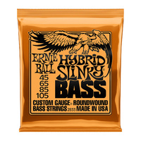 ERNIE BALL 2833 ROUNDWOUND Bass Guitar 4 String Set 45-105 Hybrid Slinky