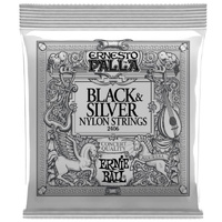ERNIE BALL 2406 CLASSICAL GTR STRING SET 28/42 NYLON BLACK/SILVER