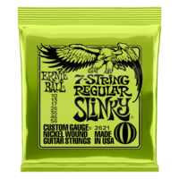ERNIE BALL 2621 NICKEL WOUND 7 String Electric Guitar Set 10-56 Regular Slinky
