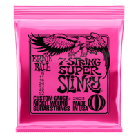 ERNIE BALL 2623 NICKEL WOUND 7 String Electric Guitar Set 09-52 Super Slinky
