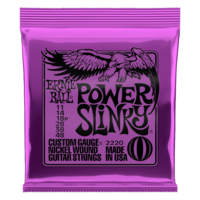 ERNIE BALL 2220 NICKEL WOUND Electric Guitar String Set 11-48 Power Slinky