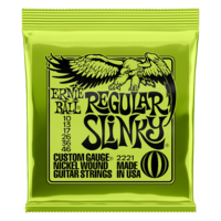 ERNIE BALL 2221 NICKEL WOUND Electric Guitar String Set 10-46 Regular Slinky