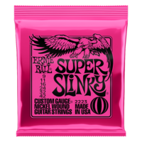 ERNIE BALL 2223 NICKEL WOUND Electric Guitar String Set 09-42 Super Slinky