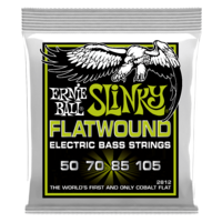 ERNIE BALL 2812 FLATWOUND Bass Guitar 4 String Set 50-105 Regular Slinky