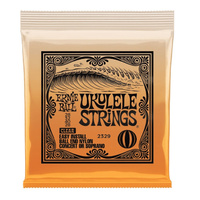 ERNIE BALL 2329 Concert/Soprano Ukulele String Set Clear Nylon with Ball End