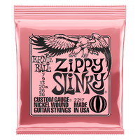 ERNIE BALL 2217 NICKEL WOUND Electric Guitar String Set 07/36 Zippy Slinky Shell Pink