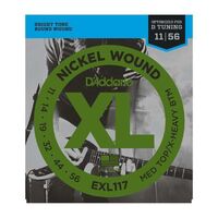 DADDARIO EXL117 Electric Guitar String Set 11-56 Nickel Wound Medium Top Heavy Bottom
