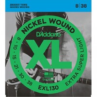 DADDARIO EXL130 Electric Guitar String Set 08-38 Nickel Wound Extra Light