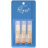 RICO ROYAL RCB0325 B Flat Clarinet Reed 2.5 3 Pack