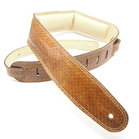DSL 2.5 Inch Padded Snakeskin Strap in Peanut SKG25-PEANUT