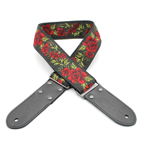 DSL 2 Inch Jacquard Weaving Strap in FG Red JAC20-FG-RED