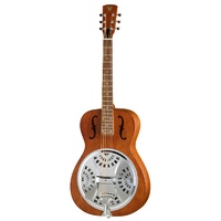EPIPHONE DOBRO 6 String Hound Dog Acoustic/Electric Guitar with Round Neck in Vintage Brown