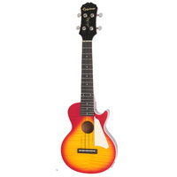 EPIPHONE LES PAUL Tenor Ukulele Acoustic/Electric in Heritage Cherry Sunburst