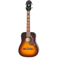 EPIPHONE HUMMINGBIRD Tenor Ukulele Acoustic/Electric in Tobacco Sunburst