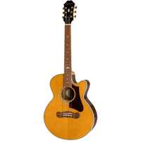 EPIPHONE COUPE EJ-200 Acoustic/Electric Guitar with Cutaway in Vintage Natural