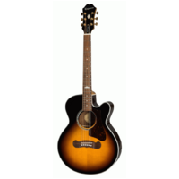 EPIPHONE COUPE EJ-200 Acoustic/Electric Cutaway Guitar in Vintage Sunburst