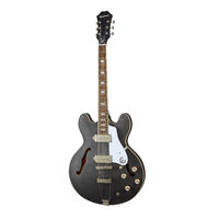 EPIPHONE CASINO 6 String Electric Guitar in Worn Ebony