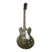 EPIPHONE CASINO 6 String Electric Guitar in Worn Olive Drab