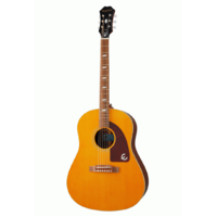 EPIPHONE MASTERBILT TEXAN 6 String Acoustic Guitar, Solid Mahogany in Antique Natural Aged