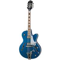 EPIPHONE EMPEROR SWINGSTER 6 String Electric Guitar Layered Maple Body with Layered Maple Top in Delta Blue Metallic
