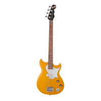 REVEREND MIKE WATT WATTPLOWER 4 String Bass Guitar with 3 Piece Korina Neck in Satin Yellow