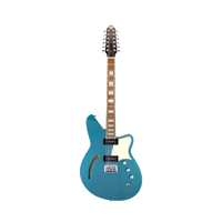 REVEREND AIRWAVE 12 String Electric Guitar with 5 Piece Korina/Walnut Neck in Deep Sea Blue