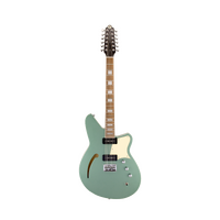 REVEREND AIRWAVE 12 String Electric Guitar with 5 Piece Korina/Walnut  Neck in Metallic Alpine