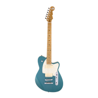 REVEREND CHARGER 290 6 String Electric Guitar with Roasted Maple Neck in Deep Sea Blue