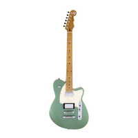 REVEREND CHARGER HB 6 String Electric Guitar with Roasted Maple Neck in Metallic Alpine