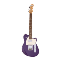REVEREND CROSSCUT 6 String Electric Guitar with Roasted Maple Neck in Italian Purple