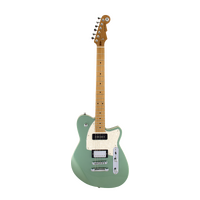 REVEREND DOUBLE AGENT OG 6 String Electric Guitar with Roasted Maple Neckin  Metallic Alpine