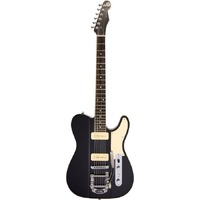 REVEREND GREG KOCH GRISTLE 90 6 String Electric Guitar with P90 Ebony Fretboard in Midnight Black