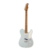 REVEREND GREG KOCH GRISTLEMASTER 6 String Electric Guitar with Roasted Maple Neck in Trans Blucifer