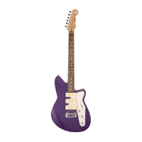 REVEREND JETSTREAM 390 6 String Electric Guitar with Wilkinson Tremolo Roasted Maple Neck in Italian Purple