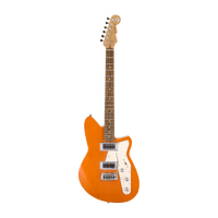 REVEREND JETSTREAM RB 6 String Electric Guitar with Wilkinson Tremolo Roasted Maple Neck in Rock Orange