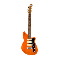 REVEREND RON ASHETON SIGNATURE 6 String Electric Guitar with Roasted Maple Neck in Rock Orange