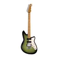 REVEREND SIX GUN HPP 6 String Electric Guitar with Wilkinson Tremolo Roasted Maple Neck in Avocado Burst