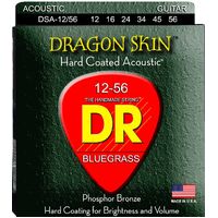 DR DRAGON SKIN Bluegrass String Set 12-56 CLEAR COATED DSA-12/56
